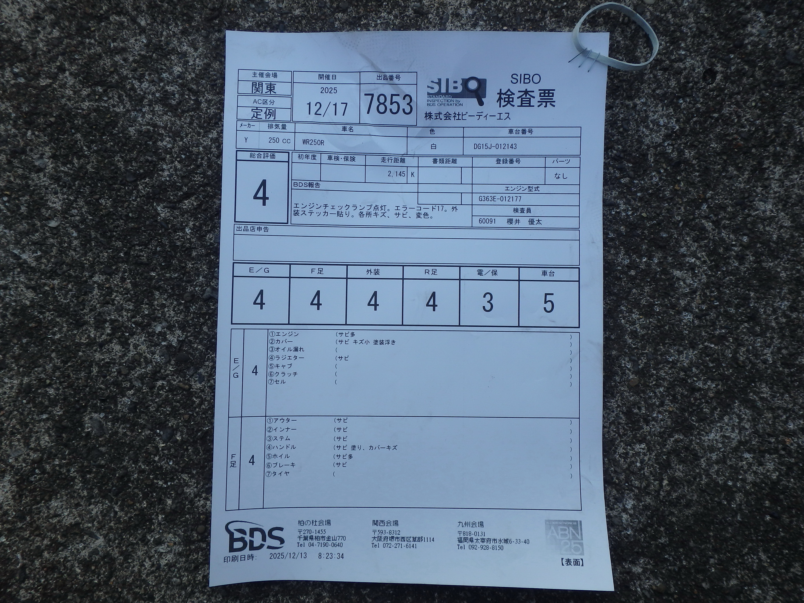 Купить мотоцикл Yamaha WR250R 2014 фото 5