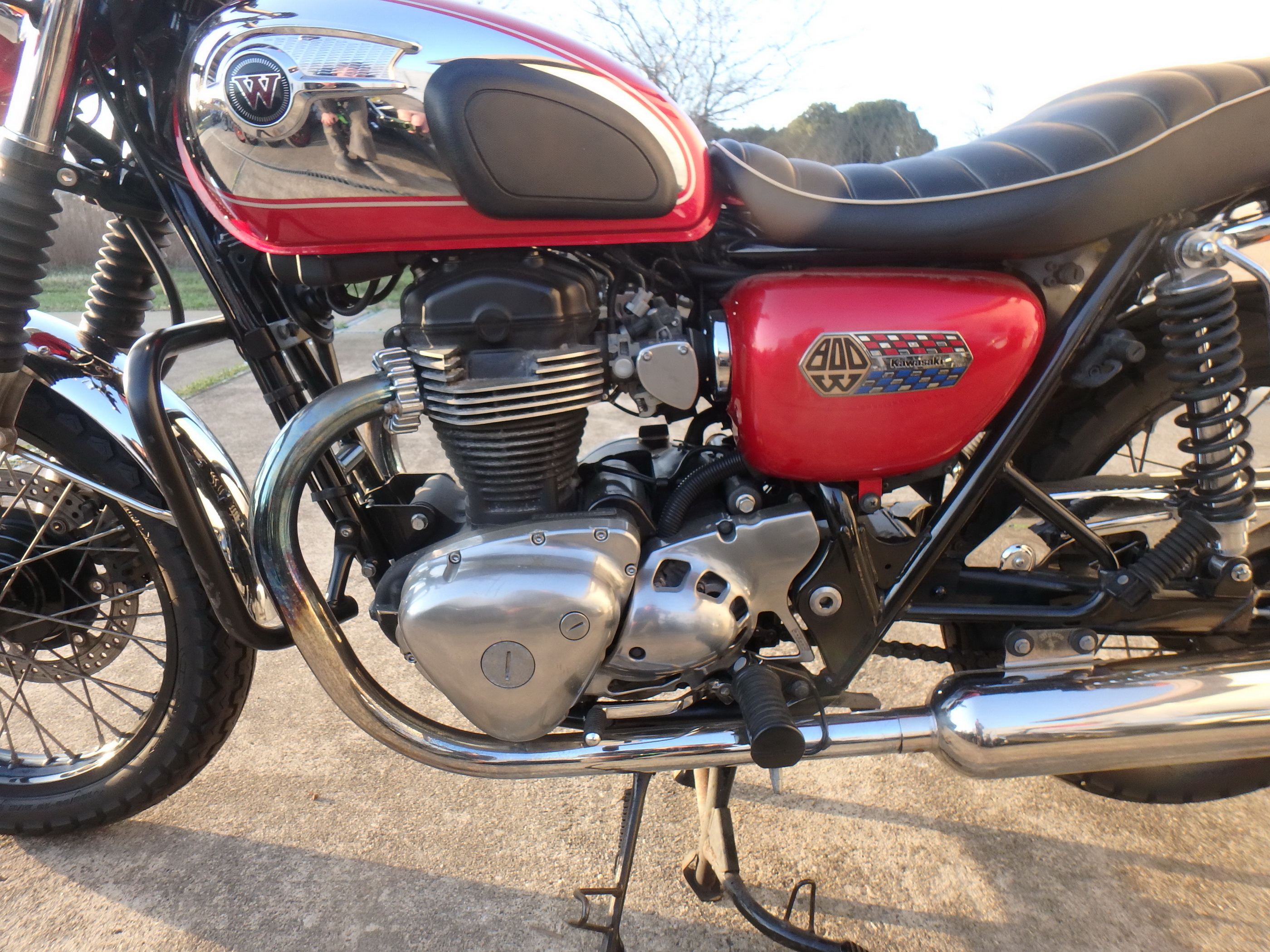 Купить мотоцикл Kawasaki W800 Chrome Edition 2014 фото 15