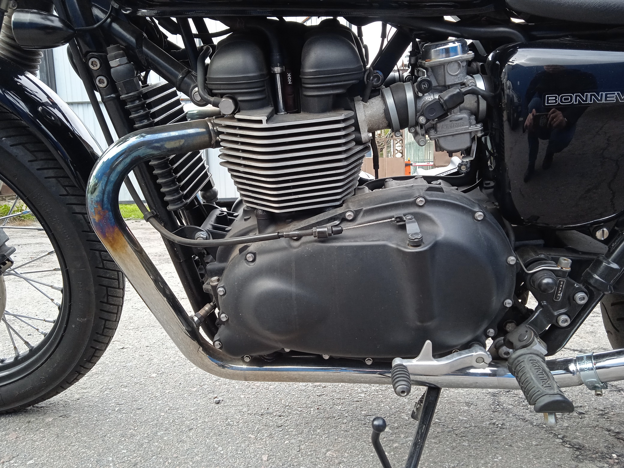 Купить мотоцикл Triumph Bonneville T100 2014 фото 10