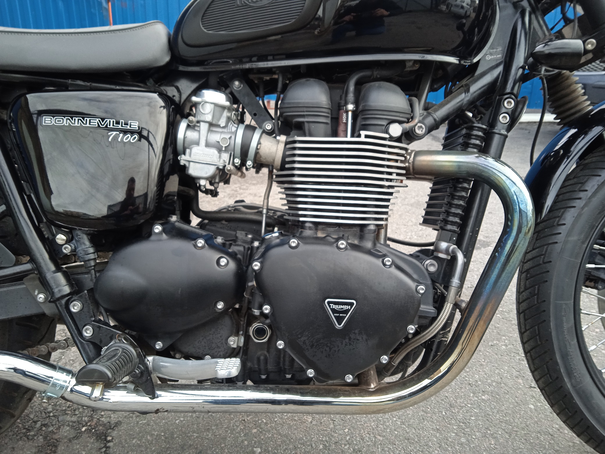 Купить мотоцикл Triumph Bonneville T100 2014 фото 13
