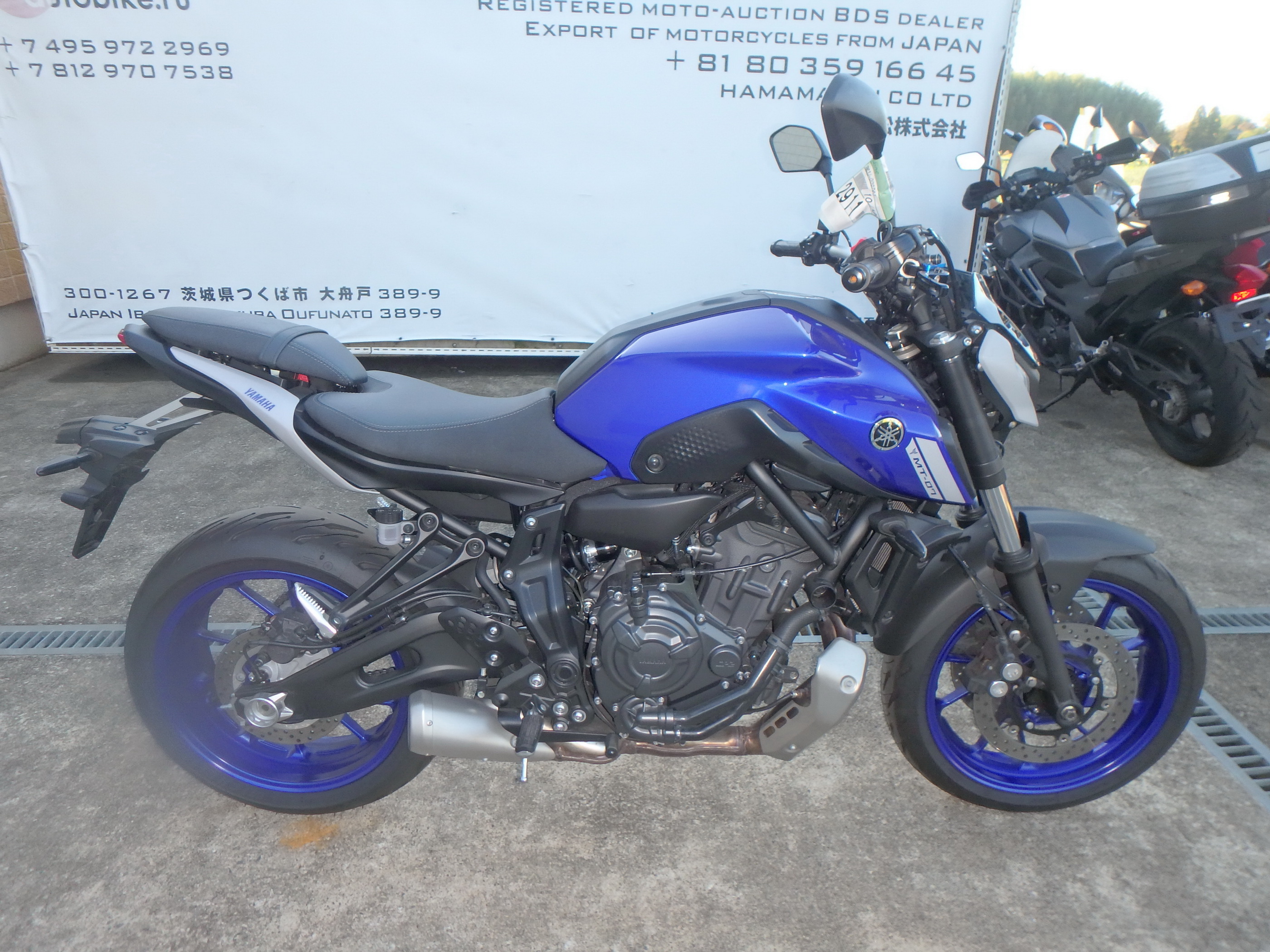 Купить мотоцикл Yamaha MT-07A-2 ABS FZ-07A 2021 фото 8