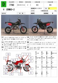 �������� �� ������ �������� Honda CRM80-2 2007 ���� 10