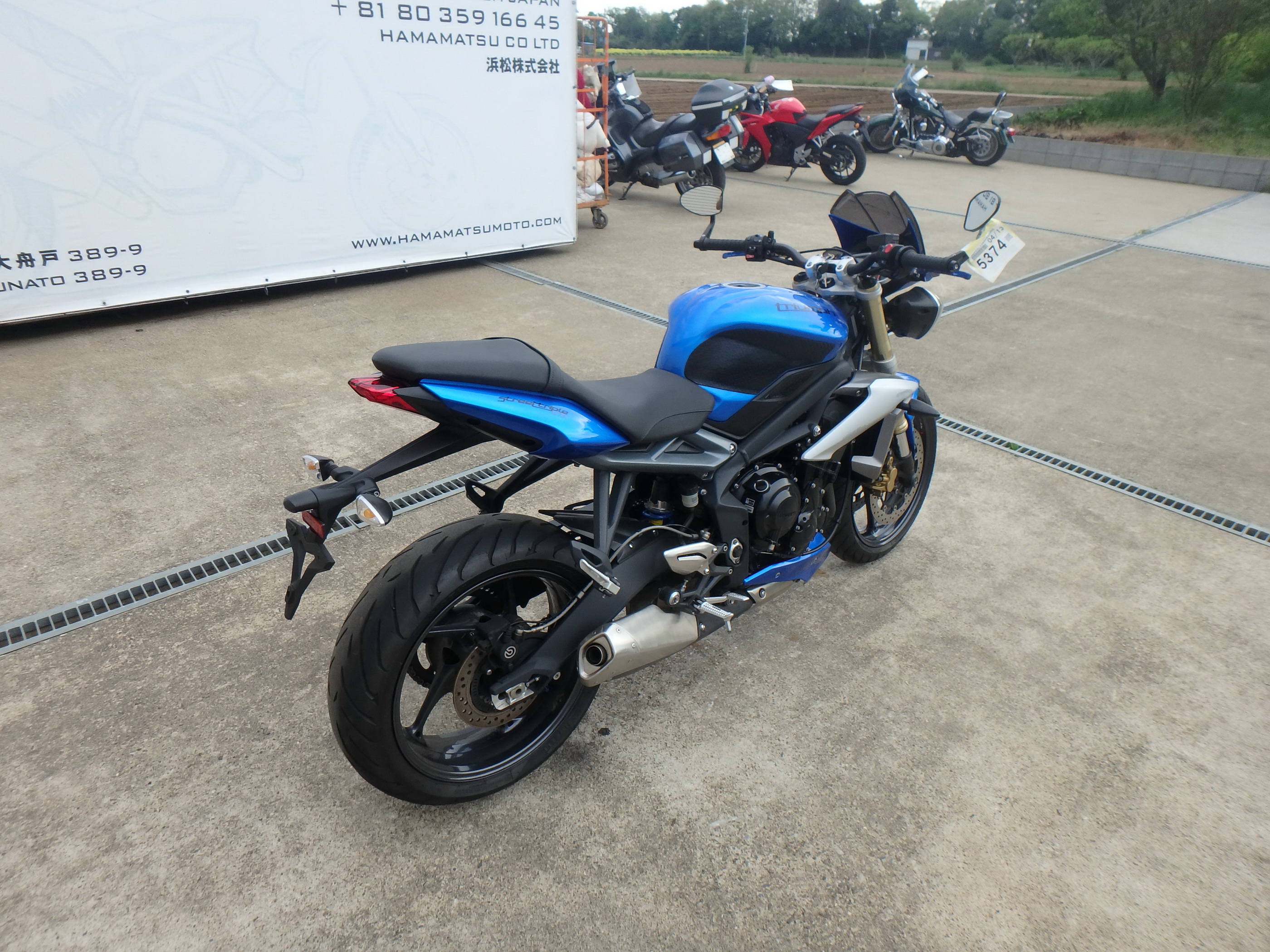 Купить мотоцикл Triumph Street Triple85 2014 фото 9