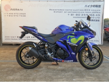 Заказать из Японии мотоцикл Yamaha YZF-R3 Moto GP Replica 2017 фото 8